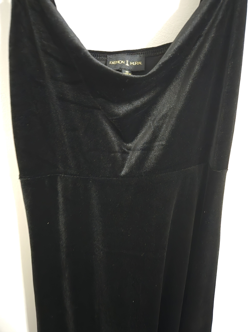 Black Velvet Maxi Dress